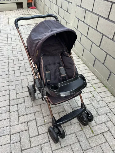 Carrinho de bebê + bebê conforto galzerano 