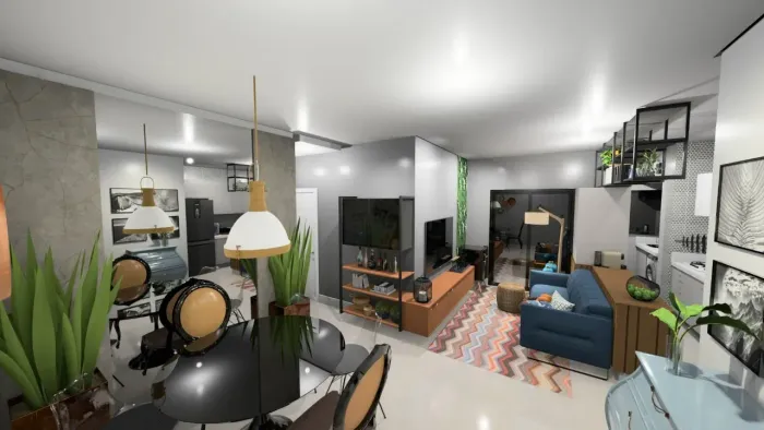 Apartamento para venda tem 68 metros quadrados com 2 quartos em Jardim Scomparim - Mogi Mi