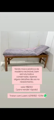 Maca de madeira, usada com detalhes de uso, valor R$ 250,00