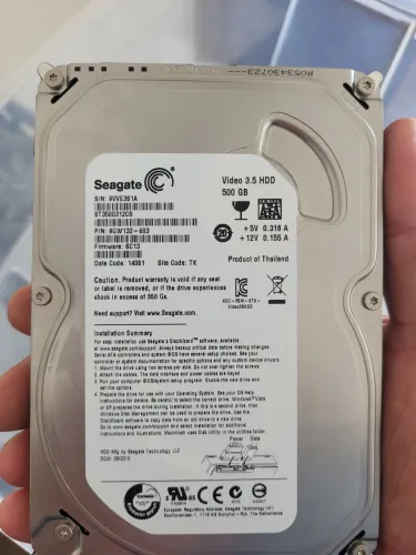 Hd seagate 500gb