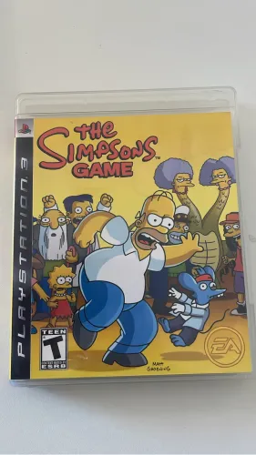 Jogo The Simpsons Game - PS3 - Extremamente raro!