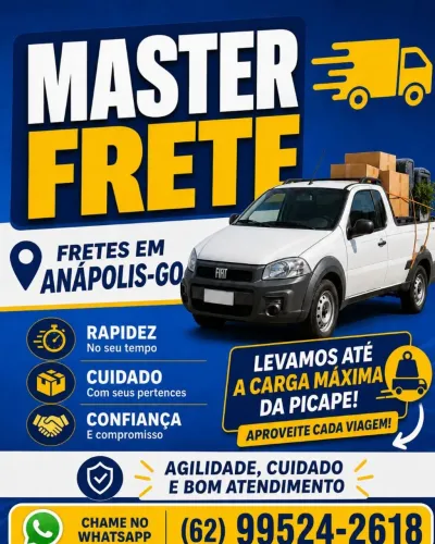 Faço frete com melhor preço