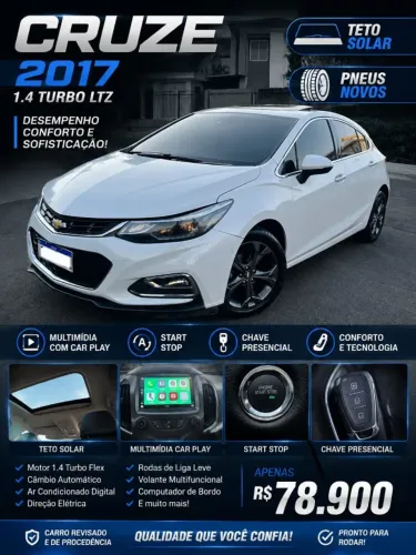Chevrolet Cruze Sport LTZ 1.4 16V TB Flex 5P Aut. 2017