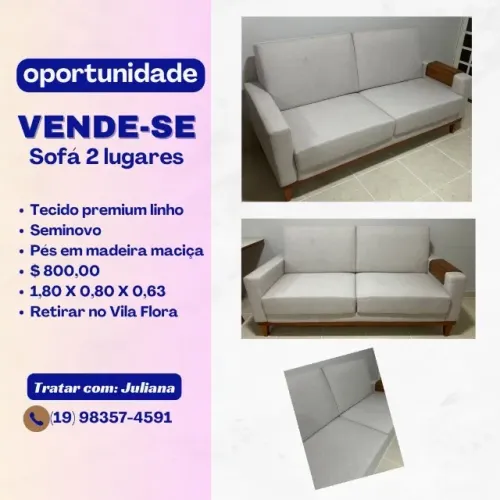 Sofá 2 lugares