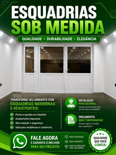 Esquadrias de alumínio 
