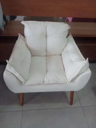 Poltrona opala Bege linho