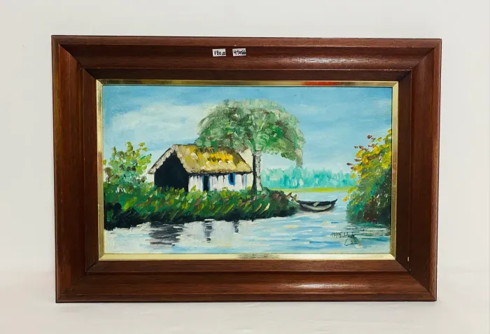 BELÍSSIMO QUADRO DECORATIVO VINTAGE MADEIRA MACIÇA
