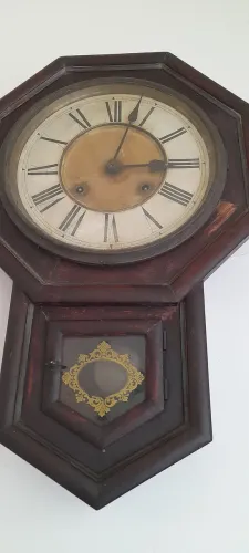 Relogio de parede Ansonia antigo