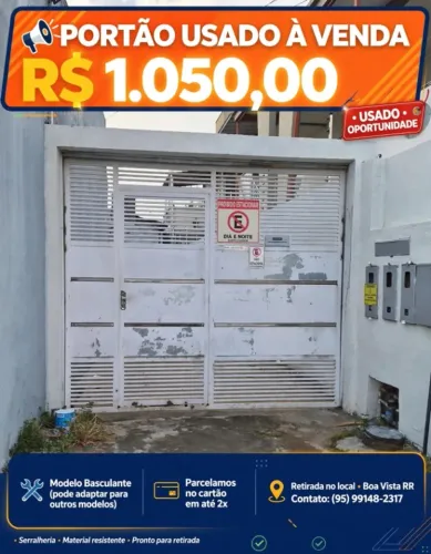 Portão usado