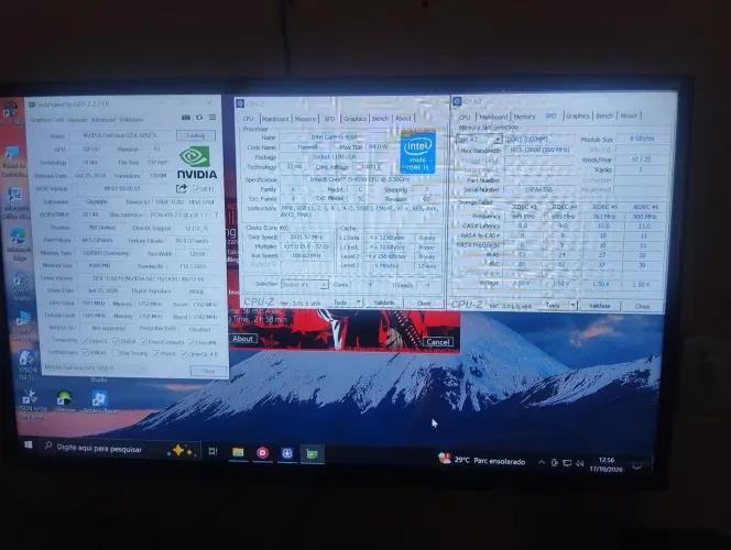 CPU ASUS 4° GERAÇÃO+GTX1050TI