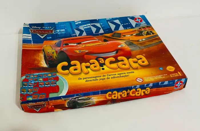 Jogo Cara A Cara Cars Disney Estrela Na Caixa - Usado