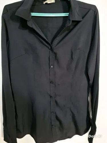 Blusa preta manga longa