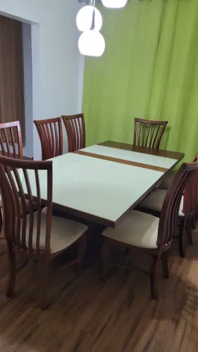 Conjunto mesa 8 cadeiras Jacaúna