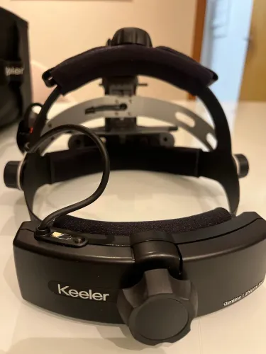 Oftalmoscópio Indireto Binocular Keeler All Pupil II + Lentes Volk