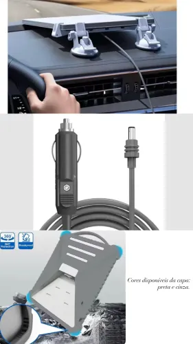 Kit para starlink Mini - 1 suporte - 1 capa protetora - 1 carregador veicular 3 metros