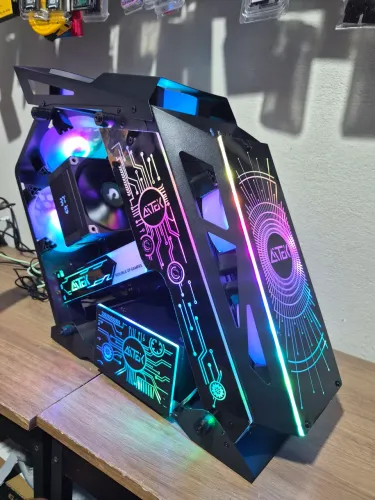 PC Gamer Ryzen 5000, 16GB ddr4 Ssd nvme, RX6600 8GB case mode rgb 
