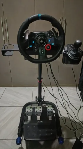 Volante Logitech G29 + Pedais + Câmbio Shifter + Suporte/Cockpit (Na Garantia!)