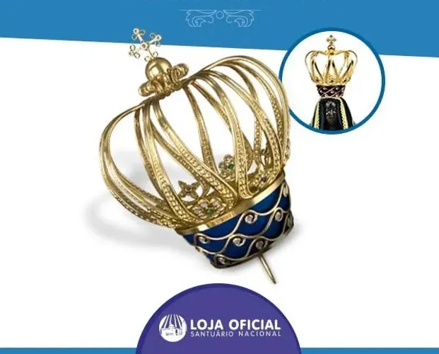 Procuro alguém que tenha Coroa Jubilar dos 300 anos de Nossa Senhora Aparecida