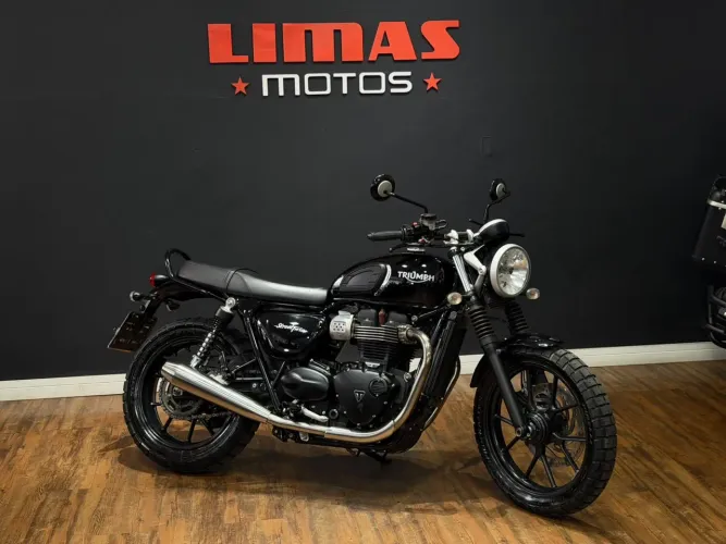 Street Twin 900 Preta 2019 - Apenas 25.500 KM.
