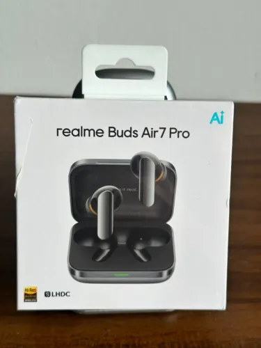 Realme Buds Air 7 Pro LACRADO ! NOVO ! AI e Tradutor ao vivo, 53dB Cancelamento de Ruido