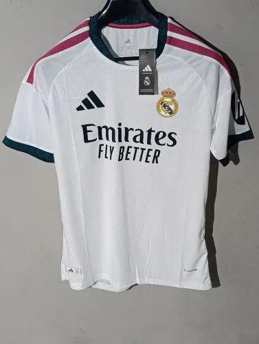 Camisa Real Madrid FC Home 2027 Tamanho G Pronta Entrega Versão Jogador