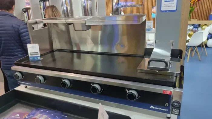 Chapa 1,30M 10mm queimadores em aluminio 