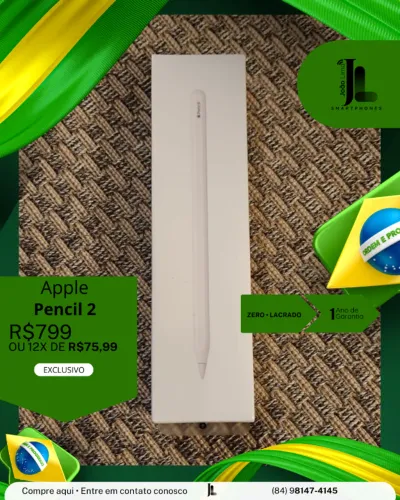 APPLE PENCIL 2, LACRADO, EXCLUSIVO!