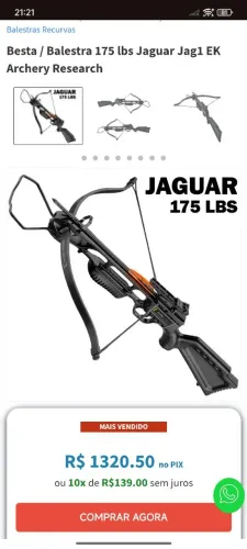 Balestra Jaguar 175lbs Nova