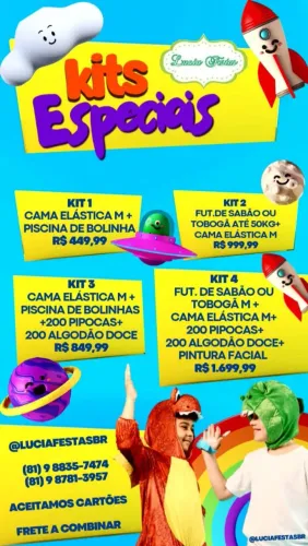 Brinquedos em geral para festas das crianças 