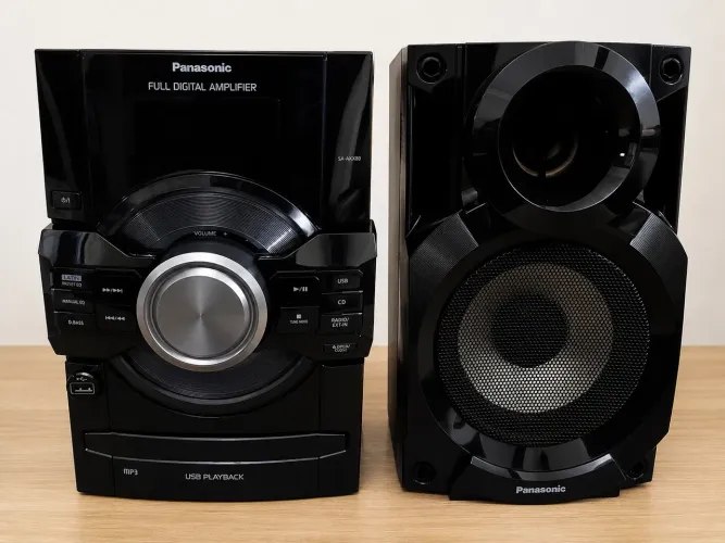 Caixas Som Panasonic AKX80 (acompanha system)