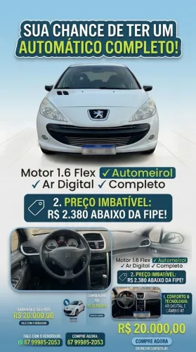 Peugeot 207 XS 1.6 Flex 16V 5P Aut. 2010