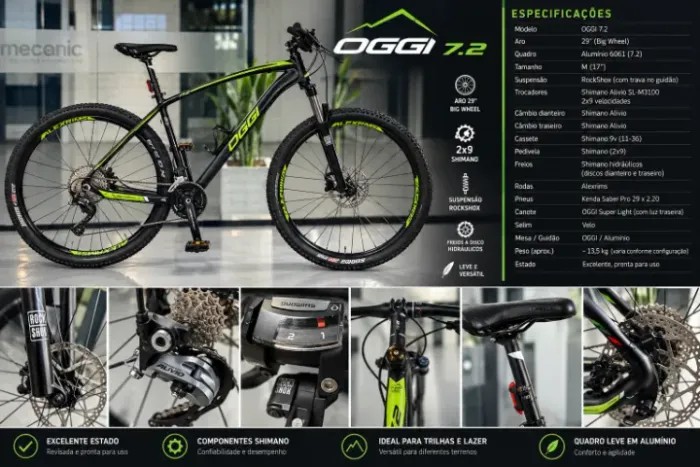 Bicicleta OGGI 7.2 Aro 29