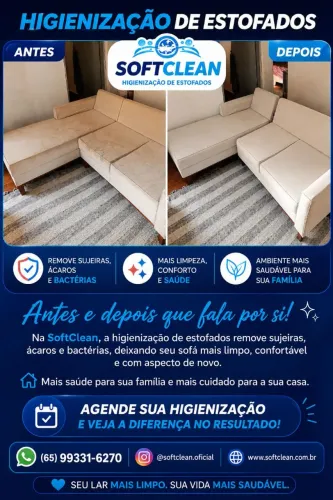 Limpeza de sofa
