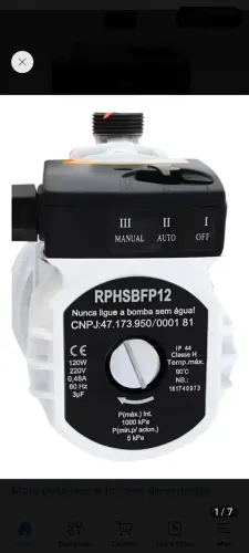 Pessurizador rinnai 245