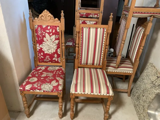 8 Cadeiras de Cerejeira