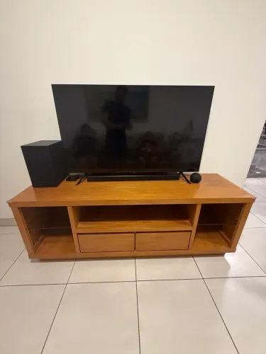 Rack Tv 1,80x0,50 Luciana Moveis