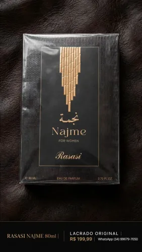 Rasasi Najme For Women 80 ml Original Lacrado