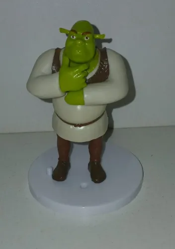 BONECO MINIATURA OGRO SHREK PENSATIVO