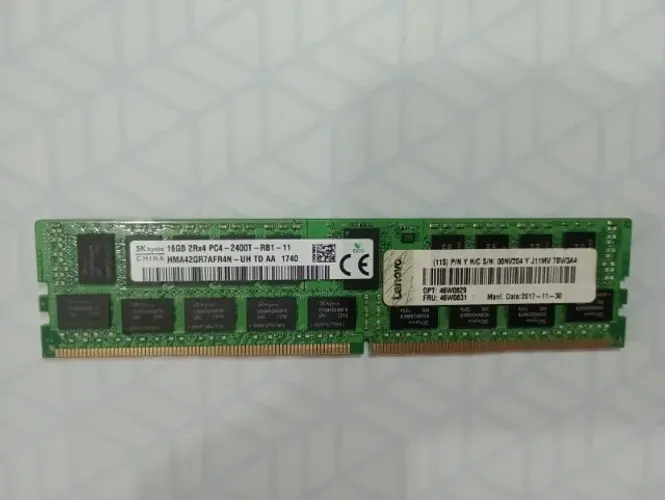 Memória Servidor 16GB DDR4 ECC 2400MHz SK hynix Lenovo RDIMM PC4-2400T 2Rx4