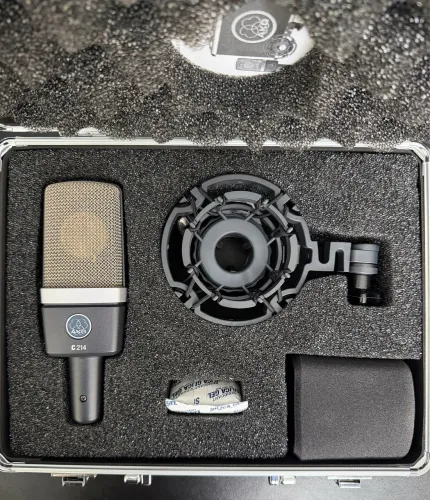 Microfone AKG C214 Novo!