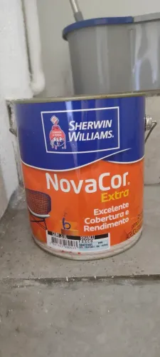 Tinta Sherwin Williams branco fosco parede interna/externa 