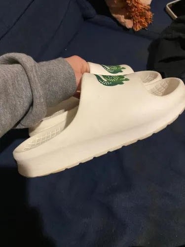 Chinelo Slide Lacoste 2.0 Branco