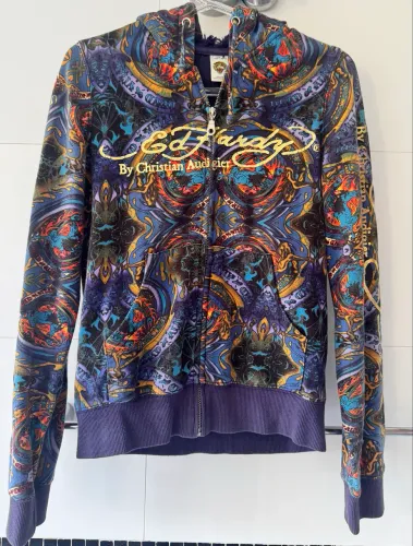 Jaqueta feminina Ed Hardy por Christian Audigier