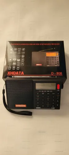 Rádio Portátil Xhdata D-808/ñ Tecsun, Degen, Sangean, Sony, Grundig, Motobras