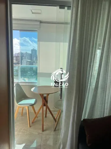 Apartamento com 1 dormitório para alugar, 30 m² por R$ 4.200,00/mês - Costa Azul - Salvado