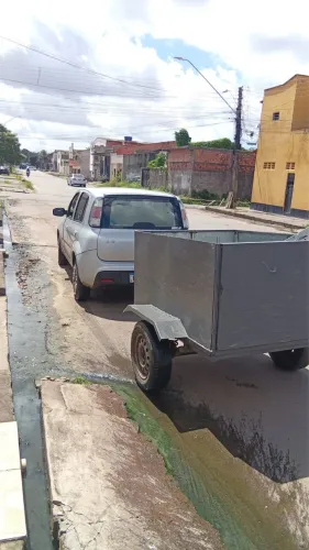 Carrocinha pra carro com unico eixo