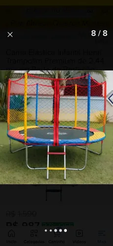 Cama Elástica pua-pula até 140 kg