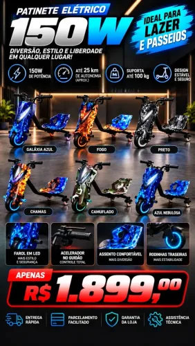 Patinete Elétrico 150W