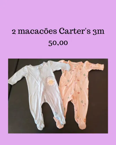 Macacões Carter's 3m menina