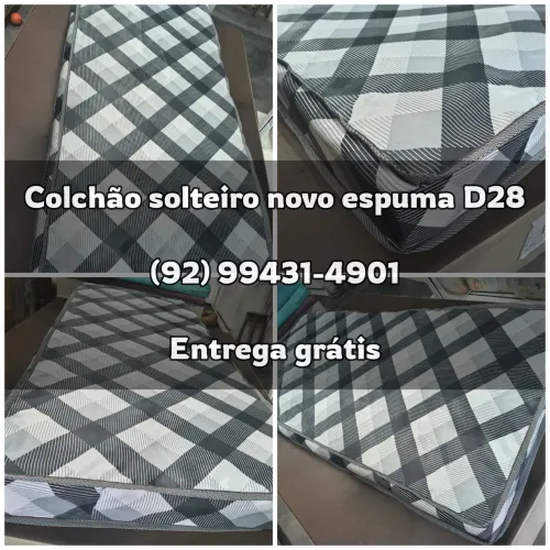 Colchão Novo Espuma - Solteiro [Somos Loja] Faça Seu Pedido